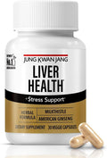 JUNG KWAN JANG Liver Health Formula with Milk Thistle and American Ginseng - Liver Cleanse Detox & Repair Support Supplement - 30 Capsules for Men and Women