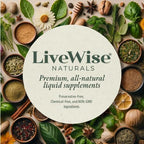 Live Wise Naturals Vegan D3 K2 Vitamin 5000 IU, 90 MCG (MK-7) Drops - 60 Servings, Ultra Concentrated Formulation, and Fast Absorption - Precision Micro-Dosing Dropper for Cognitive & Immune Support