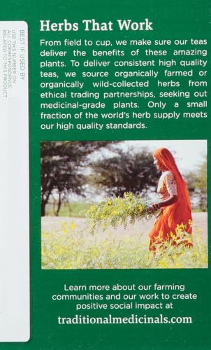 Traditional Medicinals Organic Lemon Ginger Tea, 1.13 Oz, 16 Count (Pack of 2)