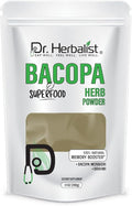 Dr. HERBALIST Bacopa Monnieri Extract Powder 200g - Brahmi Leaf Extract for Cognitive Wellness & Mental Performance