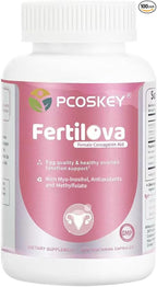 Fertilova Women’s Reproductive Health Support Supplement – Myo-Inositol, Methylfolate, CoQ10 & Antioxidants – Cellular Health & Energy Support – 120 Vegetarian Capsules