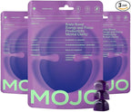 Mojo Focus Gummies w/Lion’s Mane, Panax Ginseng, Ginger Root, Cordyceps, Brain Supplement Memory/Focus Support Adults Nootropic Mushroom Gummies, Blueberry Lavender, Regular Strength (3 Pack)