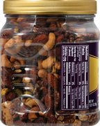 PLANTERS Deluxe Mixed Nuts with Sea Salt,27 oz Resealable Container - Variety Mixed Nuts Snacks with Cashews,Almonds,Pecans,Pistachios & Hazelnuts - Energy Boost - Kosher,(Pack of 2)