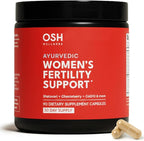 Freshly Moms Ayurvedic Fertility Supplements for Women | Support Ovulation | Conception for Women | Egg Quality | Maca Root, Vitex, & Vitamins | Vegan | 90 Capsules - OSH Wellness