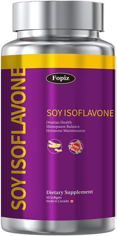 Soy Isoflavones Protect Women's Health, Supplement Female Estrogen, Balance Hormones, Gluten Free, Non GMO, and Vegetarian Friendly