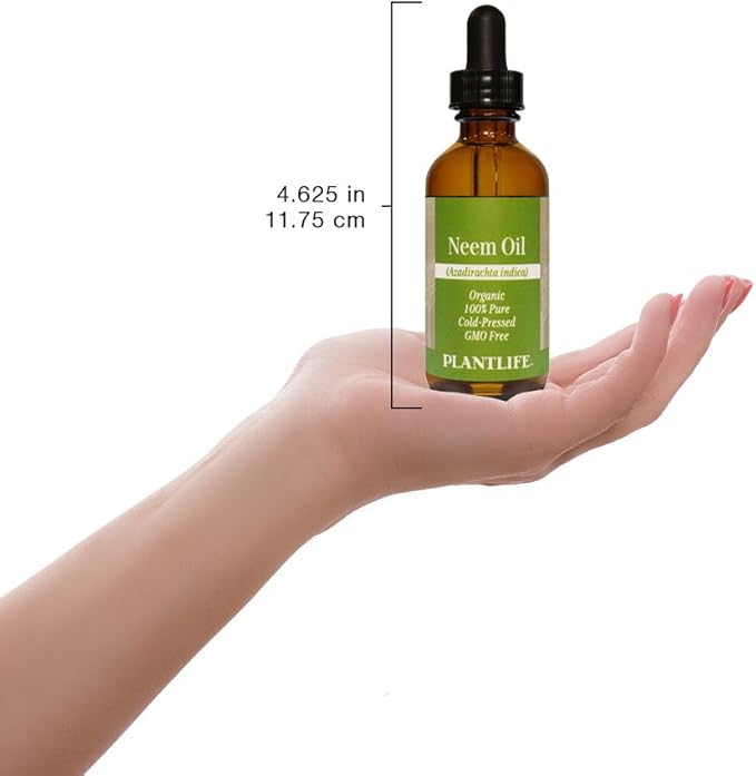 Plantlife Neem Carrier Oil - Cold Pressed, Non-GMO, and Gluten Free Carrier Oils - for Skin, Hair, and Personal Care - 2 oz