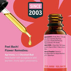 Feel Bach! Love & Relationship Remedy - Natural Homeopathic Flower Essences to Enhance Interpersonal Relations - Feel More Open - Vegan, Gluten & Sugar-Free, Non-Habit Forming, 20ml (0.7 fl oz)