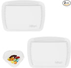 2 Pieces Pill Organizer Reusable Pocket Pill Case Portable Open Pill Pouch Silicone Small Pill Box Pill Container Pill Holder Pill Bags Organizing Medication, Vitamins, and Tablets for Travel (White)