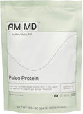 Amy Myers MD Paleo Protein Powder - Mocha Latte, 20 Servings - Collagen-Based Gut Function Support - Gluten-Free & Non-Dairy Protein Supplement