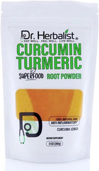 Dr. HERBALIST Turmeric Powder 200g - Premium Quality Spice for Cooking, Golden Milk, and Wellness Recipes | Vegan-Friendly, Gluten-Free, and Non-GMO