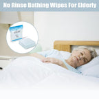 HYGIENJOY-21% Larger,No Rinse Bathing Wipes for Adults-Rinse Free Bath Sponges, Soap Infused,Extra Thick and Dry Shower Wipes for Elderly,For Camping,Hiking,GYM,Post Surgery Must Haves,(50 counts)