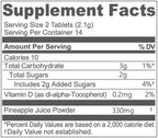 NE:AR V-Line Chews – Herbal Anti-Bloat Formula with Circulation & Water Balance Support – Daily K-Chewables for Puffiness, Digestion & Wellness – Pineapple Flavor