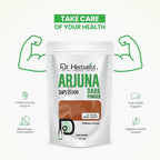 DR Herbalist Arjuna Powder - 200g - 100% Herbal, Natural & Authentic - Herbal Powder for Heart Health - Resealable Pouch