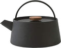 Ikenaga Ironworks New tetu Nambu Ironware Iron Kettle, Made in Japan, 3.3 gal (1 L), Induction and Gas Stoves, Iron Supplement