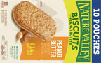 Nature Valley Biscuit Sandwiches, Peanut Butter, Snack Bars, 10 Bars, 13.5 oz (Pack of 2)