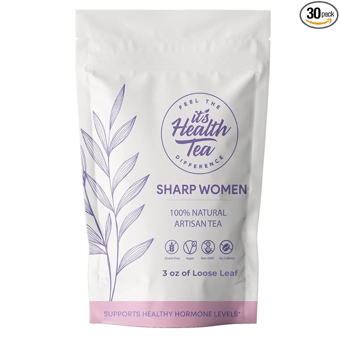 Hormonal Balance Herbal Tea for Women – Caffeine-Free | Supports Menstrual Comfort, Healthy Flow & PMS Relief | 35 Tea Bags Included | 100% Natural Herbal Blend