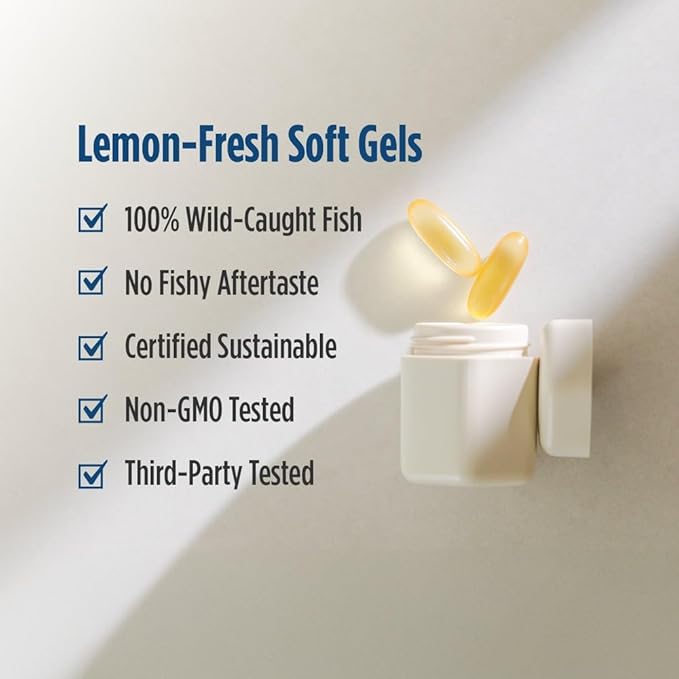 Nordic Naturals ProEFA 3-6-9, Lemon Flavor - 90 Soft Gels - 565 mg Omega-3 - EPA & DHA with Added GLA - Healthy Skin, Cognition, & Positive Mood - Non-GMO - 45 Servings