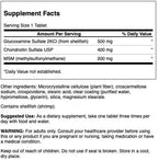 Swanson Glucosamine Chondroitin MSM (methylsulfonylmethane) 3-in-1 Formula Joint Mobility Flexibility Comfort Cartilage Connective Tissue Health Support Dietary Supplement 240 Tablets (Tabs)