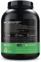Optimum Nutrition Serious Mass, Weight Gainer Protein Powder, Mass Gainer, Vitamin C and Zinc for Immune Support, Creatine, Banana, 6 Pound (Packaging May Vary)