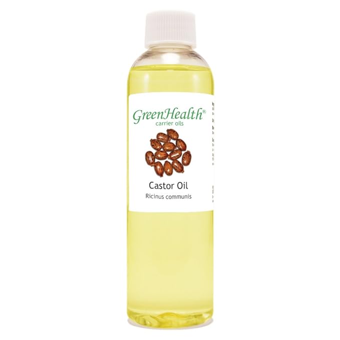 Castor Oil – 4 fl oz (118 ml) Plastic Bottle w/Cap – 100% Pure Carrier Oil - GreenHealth