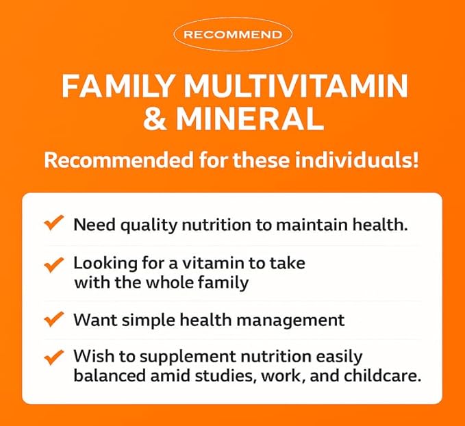 Daewoong Multivitamin Mineral, Korean Daily Multi Vitamin Supplement with 12 Vitamins and 7 Minerals, Once-Daily Tablet for Energy Support and Immune Function, 30-Day Supply
