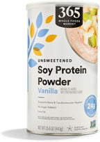 365 by Whole Foods Market, Soy Protein Powder, Unsweetened Vanilla Flavor, 15.63 oz