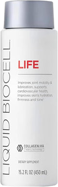 Liquid Bio-Cell Life, Liquid Collagen Supplement with Hyaluronic Acid, Joint & Skin Support, Sugar Free, 450 mL 15.2 fl oz