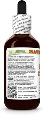 Black Cohosh (Cimicifuga Racemosa) Dry Root Glycerite, Made in Hawaii, Raw Materials, All Natural, Vegan, Lab Tested Alcohol-Free Liquid Extract - 2 fl.oz