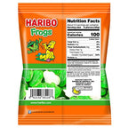 HARIBO Gummi Candy, Frogs, 5 oz. Bag (Pack of 12)