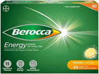 Berocca Orange Effervescent Tablets 45-Count