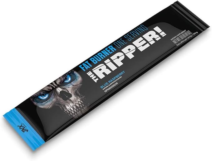 JNX SPORTS The Ripper! Fat Burner for Men & Women – Shredding Thermogenic Fat Burner, Pre-Workout & Appetite Suppressant – Sample Variety Pack 5 x 5g Sticks