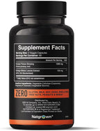 Natgrown Panax Ginseng & Ginkgo Biloba Supplement - Red Korean Ginseng & Ginko Biloba Capsules for Men & Women - Supports Memory Focus & Brain Function - Vegan Pills - 120 Count
