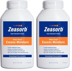 Zeasorb Body Powder, Foot & Body | Excess Moisture Control | Dermatologist Recommended | Friction-Fighting Formula | 2.5 oz Pack of 2