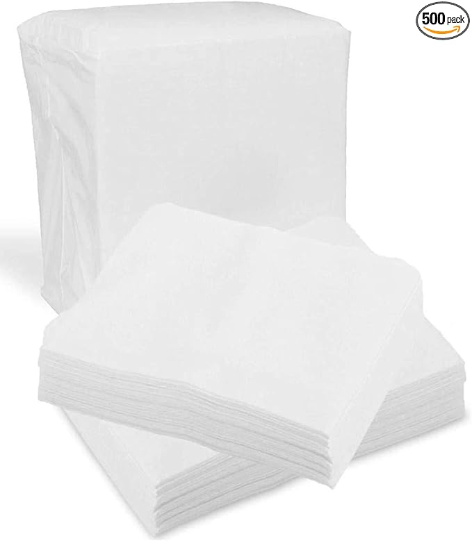 Disposable Dry Wipes, 500 Pack – Ultra Soft Non-Moistened Cleansing Cloths for Adults, Incontinence, Baby Care, Makeup Removal – 9.5" x 13.5" - Hospital Grade, Durable – by ProHeal