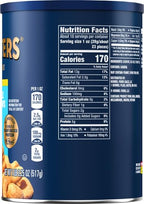 PLANTERS Deluxe Salted Whole Cashews,Party Snacks,Plant-Based Protein,Quick Snack for Adults,After School Snack,Roasted Cashew Flavored with Sea Salt,Bulk Nuts,Kosher,1 lb 2.25oz Canister,(Pack of 4)