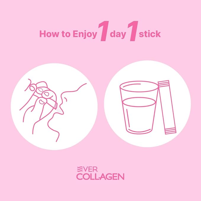 NEWTREE Low Molecular Multi Marine Collagen Peptides Protein Powder Stick for Skin Hair Nail Health & Beauty Type I III Collagen Supplement for Women Men, 30 Packets (Apple Flavor)