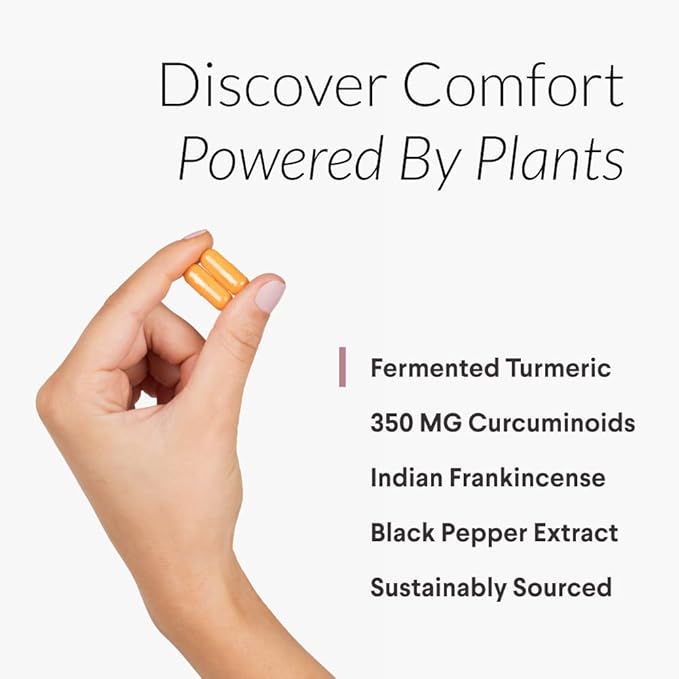 Nutritional Roots - Indian Turmeric + Frankincense - With 95% Curcuminoids, Curcumin Longa, Boswellia Serrata & Black Pepper - Supports Joint Health - Dietary Supplement - 1 Month Supply - 60 Capsules