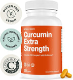 Better Way Health™ Turmeric Curcumin C3 Complex - 1000mg Curcumin C3® with BioPerine® – High Absorption Joint Support – 60 Caplets