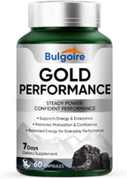 Quientum Gold Performance Capsulas – Daily Energy & Endurance Support Supplement | Boost Motivation & Confidence | 60 Capsules