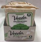 Veeda Plant-Based Feminine Wipes – pH-Balanced, Hypoallergenic & Biodegradable Wipes for Sensitive Skin, Fragrance-Free Travel Sized Wipes – 120 Count (Pack of 4)
