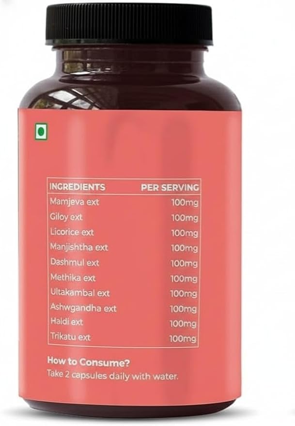 Plant Based PCOS/PCOD Supplement 60 Veg Capsules (500Mg) Pack 1 | Ayurvedic Medicine for Delayed Periods | Supplements for Women Promoting Better Cycle & Hormonal Balance