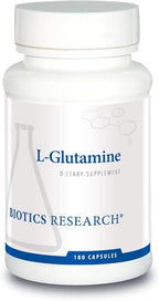 Biotics Research L Glutamine, Gastrointestinal Health, Gut Lining Support, Optimal Muscle Support, Lean Muscle, Antioxidant Activity, Free Form Amino Acid. 180 Capsules