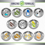 Amazing Formulas Calcium Magnesium Zinc D3 - 300 Tablets Per Bottle Supplement (Calcium 1000mg - Magnesium 400mg - Zinc 25mg Plus Vitamin D3 600 IU - Per Serving of 3 Tablets)