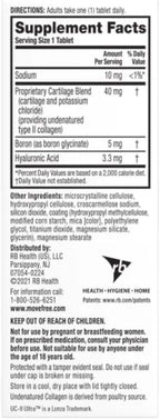 Move Free Ultra 3X Triple Action Type II Collagen and Boron Joint Support Supplement, Supports Cartilage & Bones in 1 Tiny Pill Per Day, 30 Tablets/30 Servings (3 Pack)