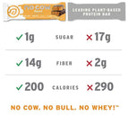 No Cow Vegan Protein Bars, Upgraded Peanut Butter Variety Pack | 20g Plant Based Protein, Gluten Free, Dairy Free, Soy Free, Keto Friendly, Low Sugar, High Fiber Snack Bars | Pack of 12