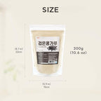 Roasted Korean Black Soybean Powder – 100% Toasted Seoritae from Korea, Fine Ground, Plant-Based Ingredient for Smoothies, Drinks, and Cooking 볶은검은콩가루 볶은서리태가루 (10.6 oz (300g), Roasted Black Bean)