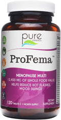 Pure Essence Labs ProFema - Multivitamin for Women - Natural Menopause Relief Supplement - Promotes Hormone Balance, Reduces Hot Flashes, Mood Swings, Night Sweats (120 Capsules)