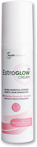 JJ Smith EstroGlow - Bioidentical Estrogen Cream for menopause & post-menopause relief. Targets hot flashes, night sweats, mood, and skin hydration while supporting hormone balance - (3oz)