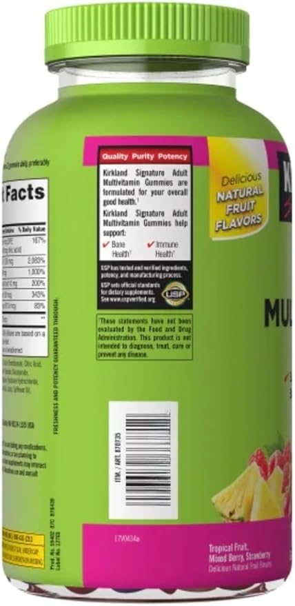 Kirkland Signature dCDtdm Adult Multi Gummies, 160 Count