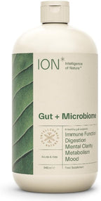 ION* Intelligence of Nature Gut Support Liquid Supplement - Gut & Digestive Health Liquid Drops, Cleanse & Detox with Humic Extract for Women & Men, Adults & Kids 4+ - 32 fl oz (Pack of 1)